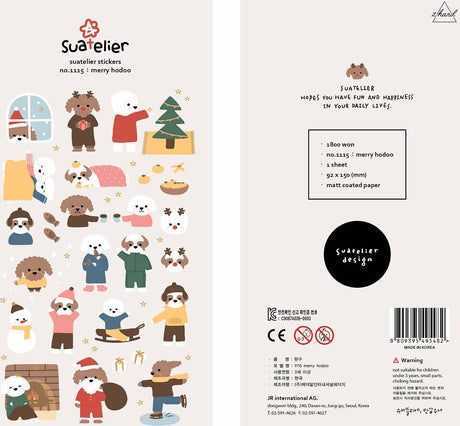 Merry Hodoo Animals Stickers