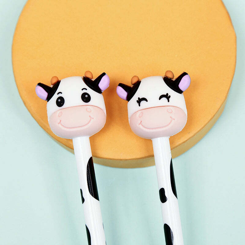 Cow Retractable Gel Pen