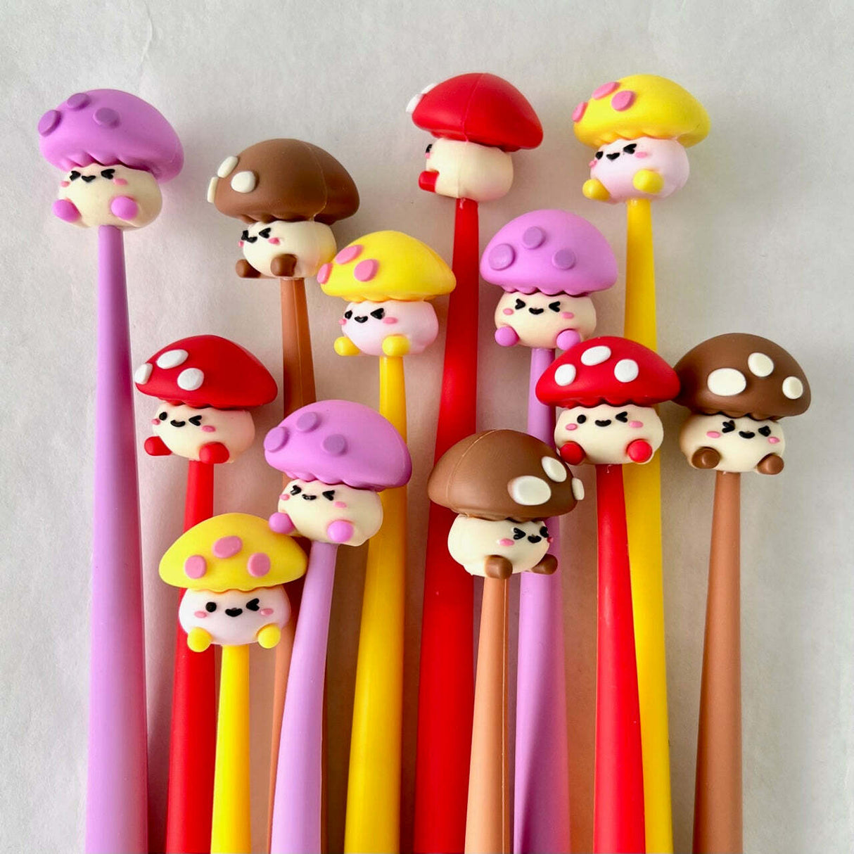 Mushroom Buddy Wiggle Gel Pen