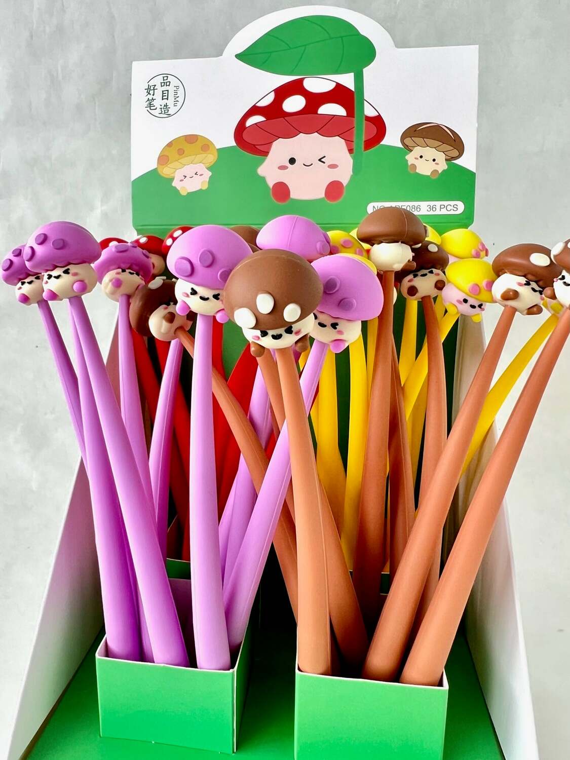 Mushroom Buddy Wiggle Gel Pen