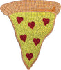 Pizza Slice Large Rhinestone Decal