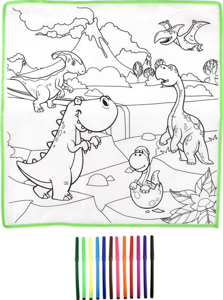 Dinosaur Washable Doodle Mat 19.5"