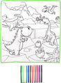 Dinosaur Washable Doodle Mat 19.5"