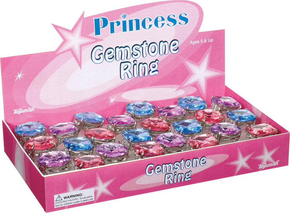 PRINCESS GEMSTONE RING (Assorted Colors)