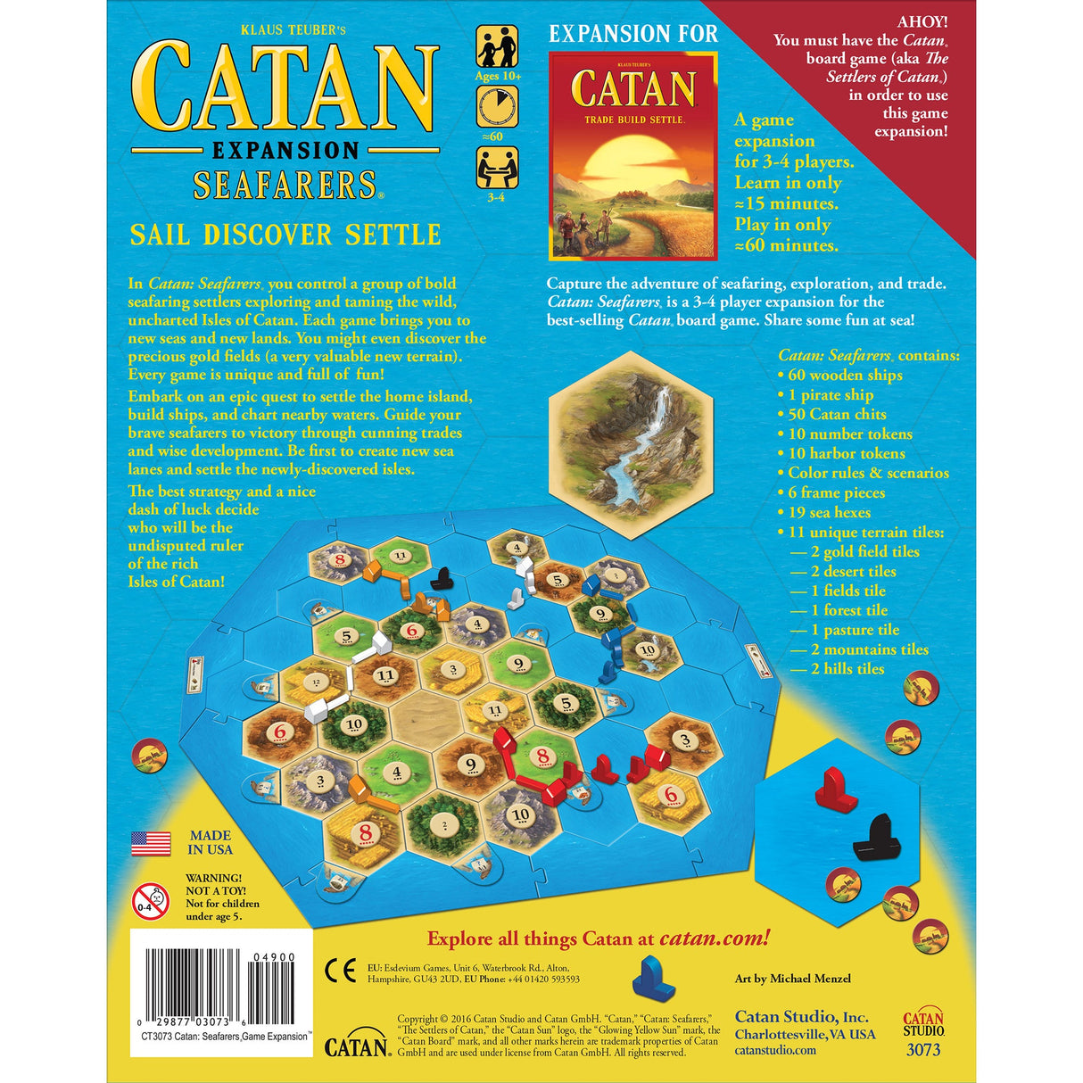 Asmodee The Settlers of Catan: Seafarers Board Game Expansion Set