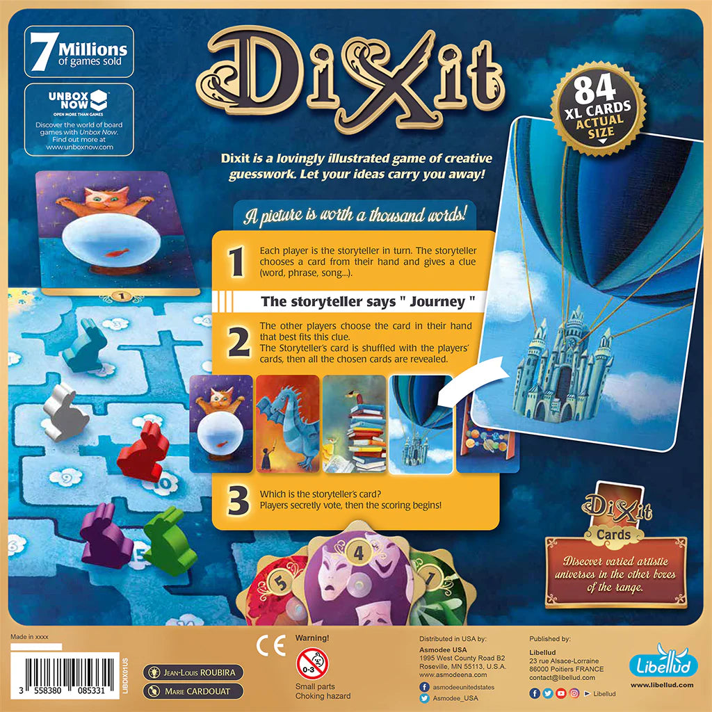 Asmodee Dixit Board Game (2021 Refresh)