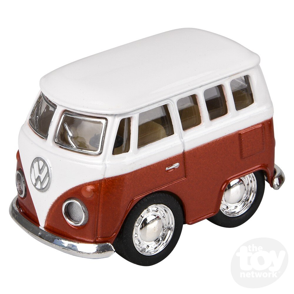 2" Diecast Pull Back VW Mini Bus