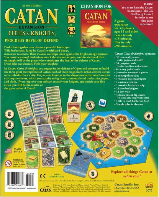 Catan Expansion: Cities and Knights