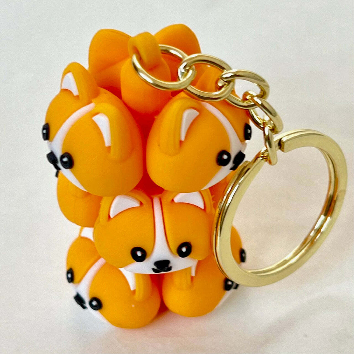 Puppy Dog Family Key Charm 