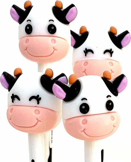 Cow Retractable Gel Pen 
