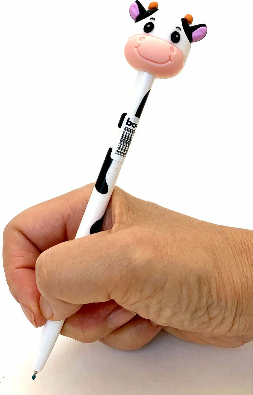 Cow Retractable Gel Pen 