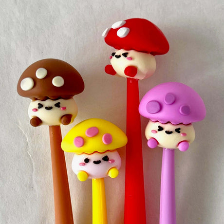 Mushroom Buddy Wiggle Gel Pen 