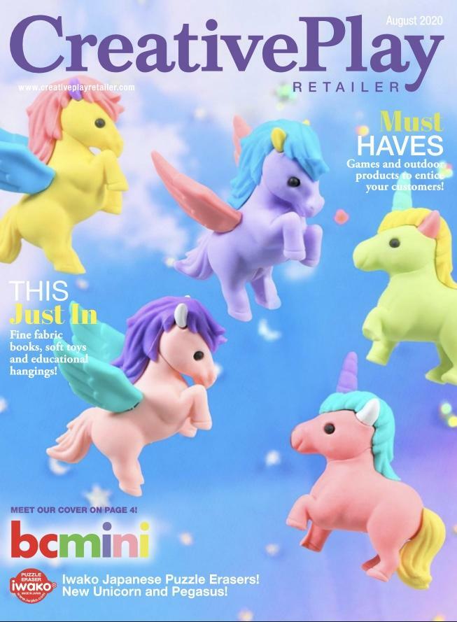 Unicorn Erasers-6 Colors-60