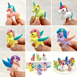 Unicorn Erasers-6 Colors-30