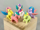 Unicorn Erasers-6 Colors-30