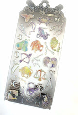 Zodiac Astrology Crystal Gel Sticker