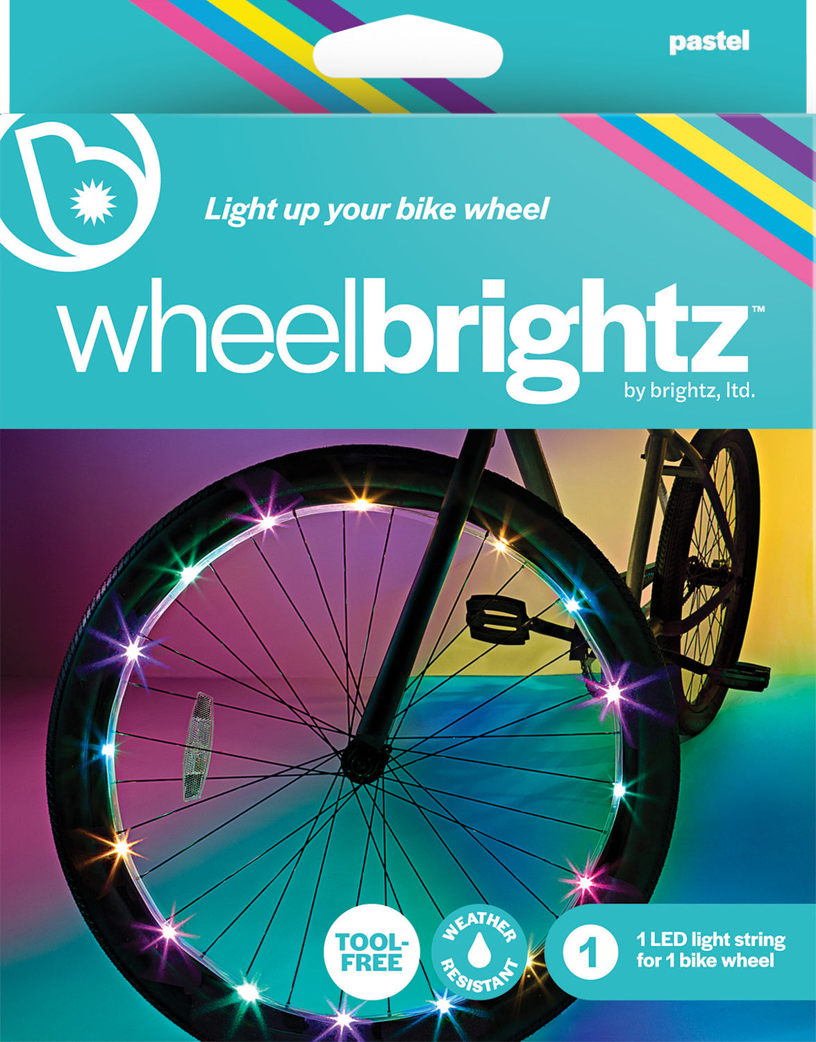 Wheelbrightz Pastel Led Bicycle Wheel Light