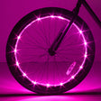 Wheelbrightz Pink Led Bicycle Wheel Light