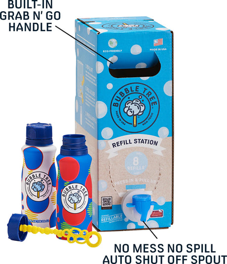 1 Liter 2 Bottle Refillable Bubble System