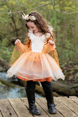 Woodland Fox Dress With Headpiece (Size 3-4)