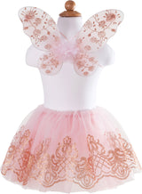 Rose Gold Tutu & Wings Set