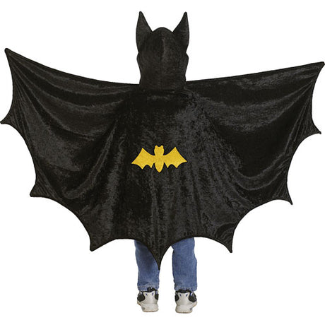 Bat Cape With Hood (black, MD