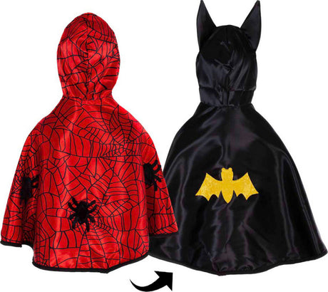 Baby Reversible Spider Bat Cape (Size 2-3T)