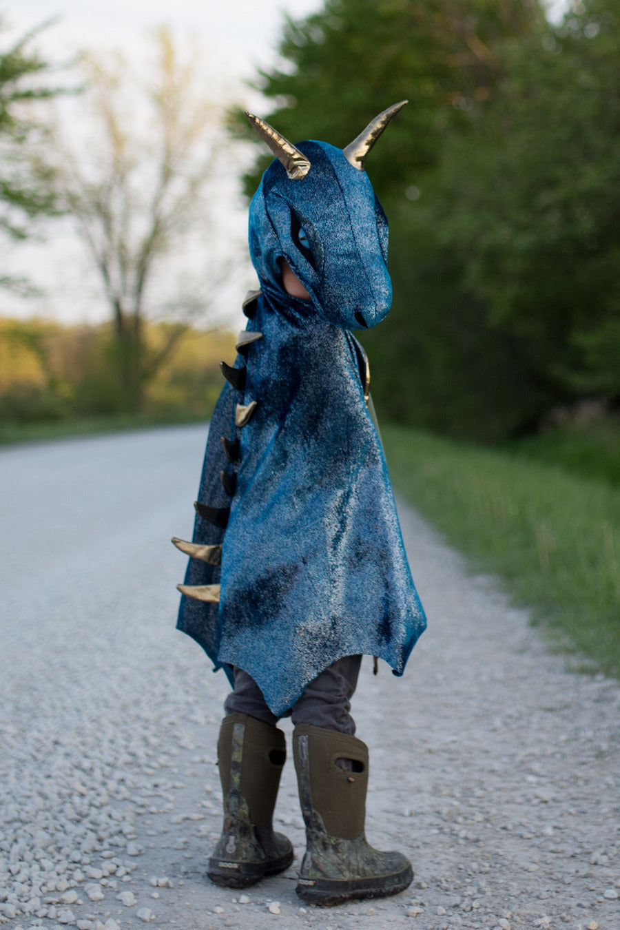 Starry Night Dragon Cape (Size 5-6)