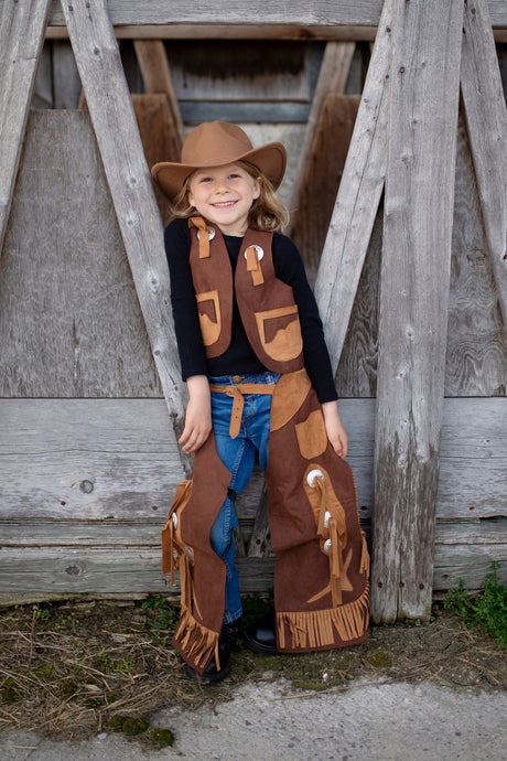 Cowboy Vest and Chaps (Size 5-6)