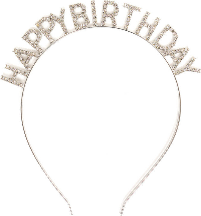 Happy Birthday Rhinestone Headband