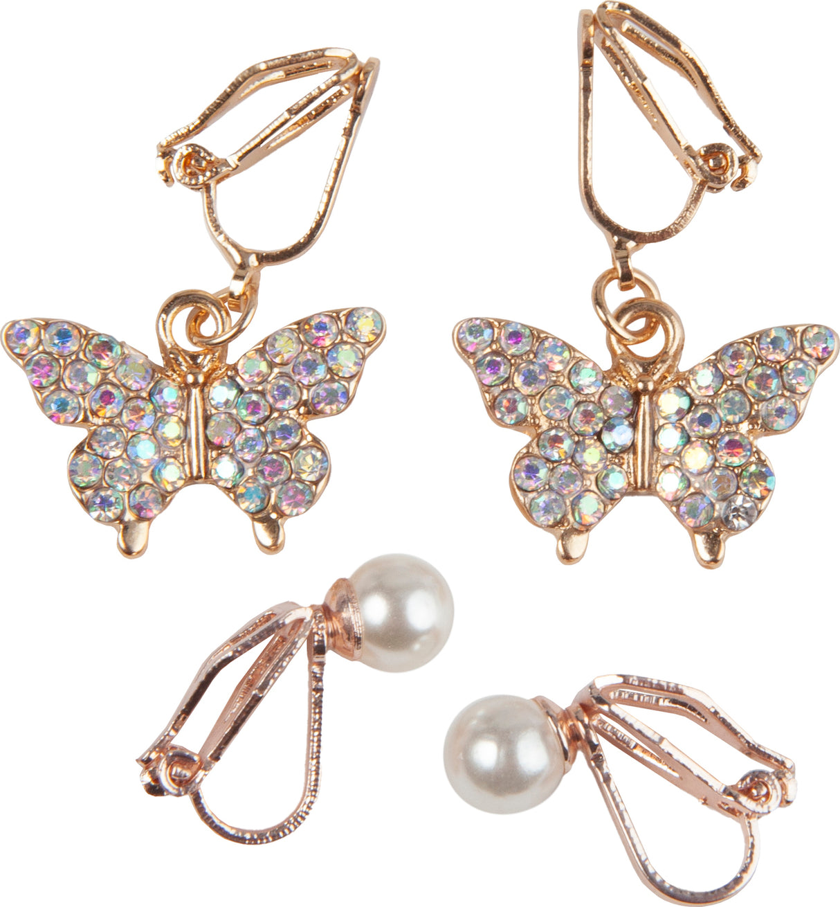 Boutique Butterfly Clip On Earrings (assorted)