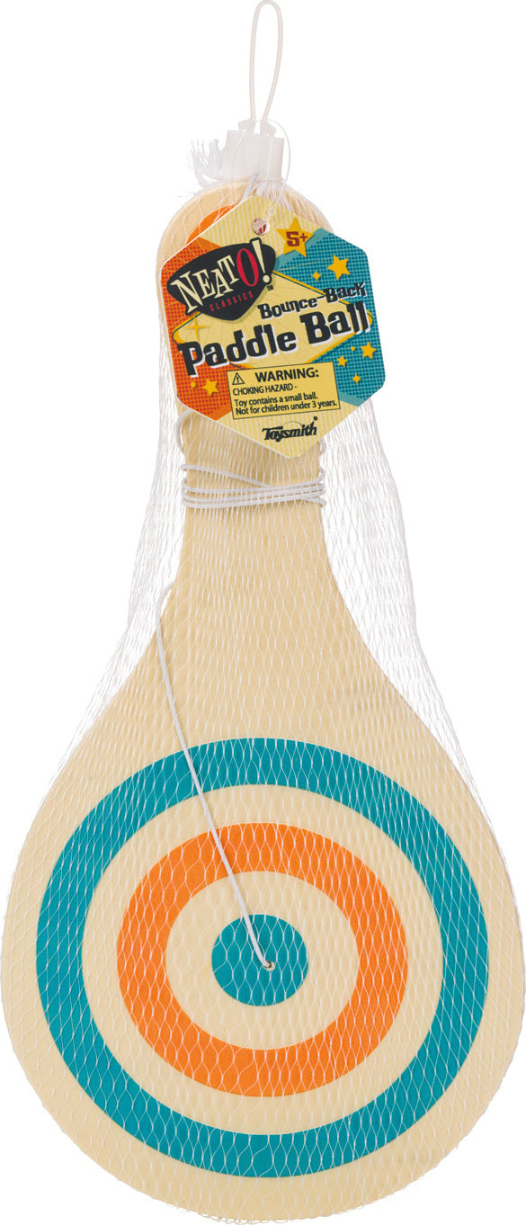 Bounce-Back Paddle Ball