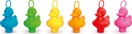 Set Of 6 Fishing Ducks - Rainbow