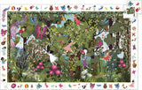 Garden Play Time 100pc Observation Jigsaw Puzzle + Poster