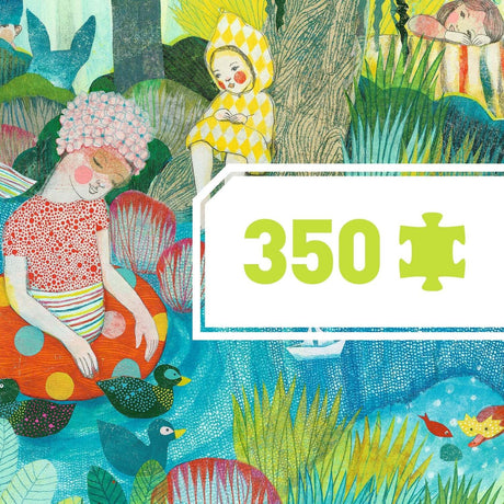 Djeco River Party 350Pc Gallery Puzzle + Poster