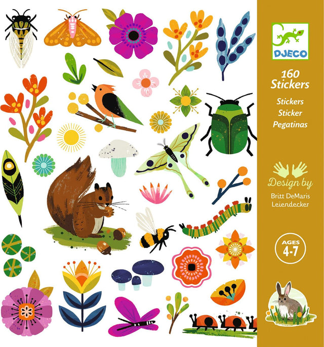 DJECO Garden Sticker Sheets