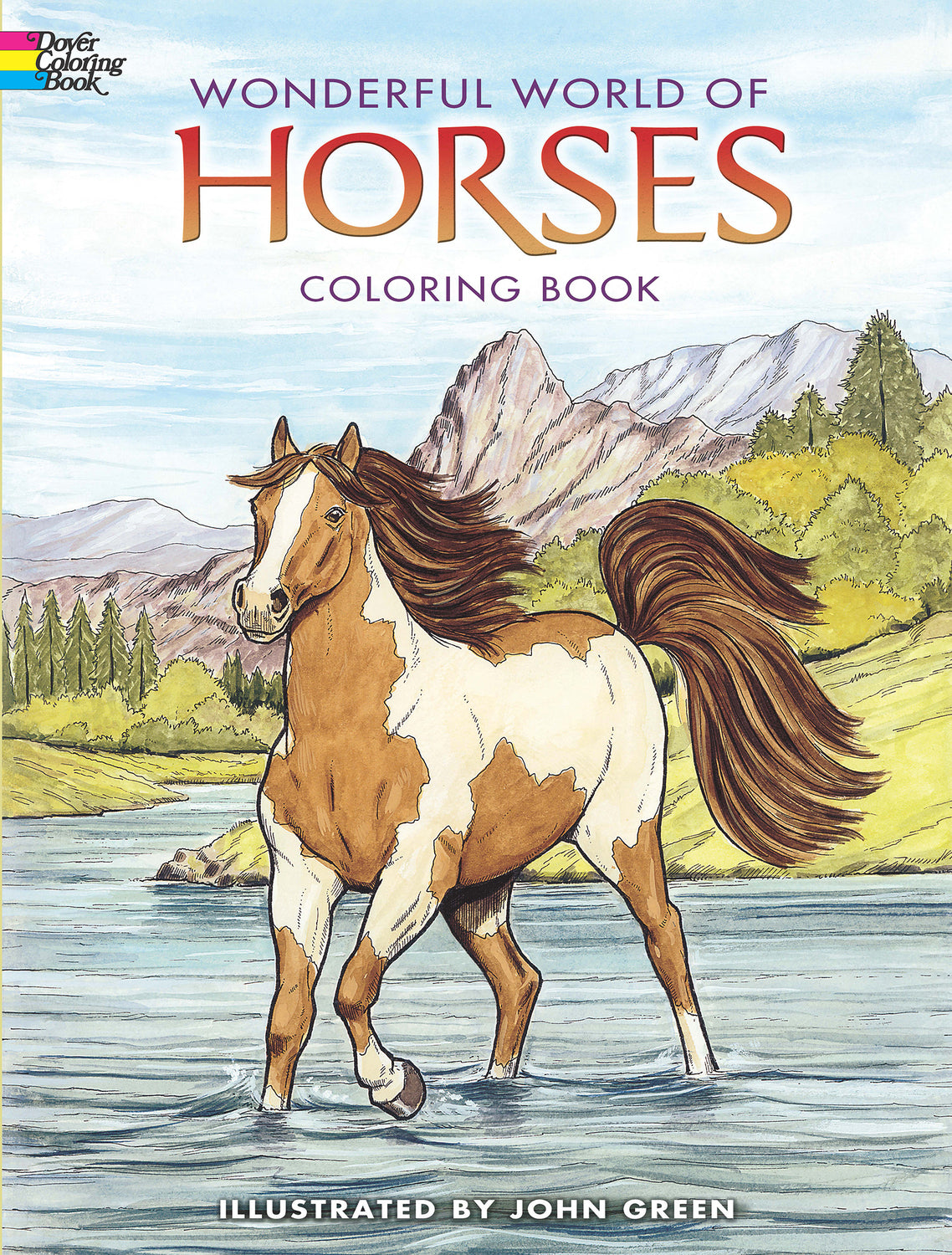 Wonderful World of Horses Coloring Book