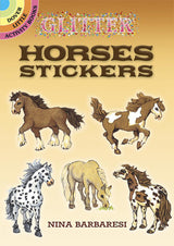 Glitter Stickers: Horses