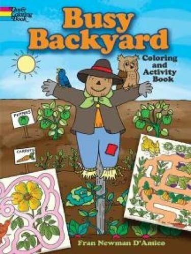 Busy Backyard Coloring and Activity Book