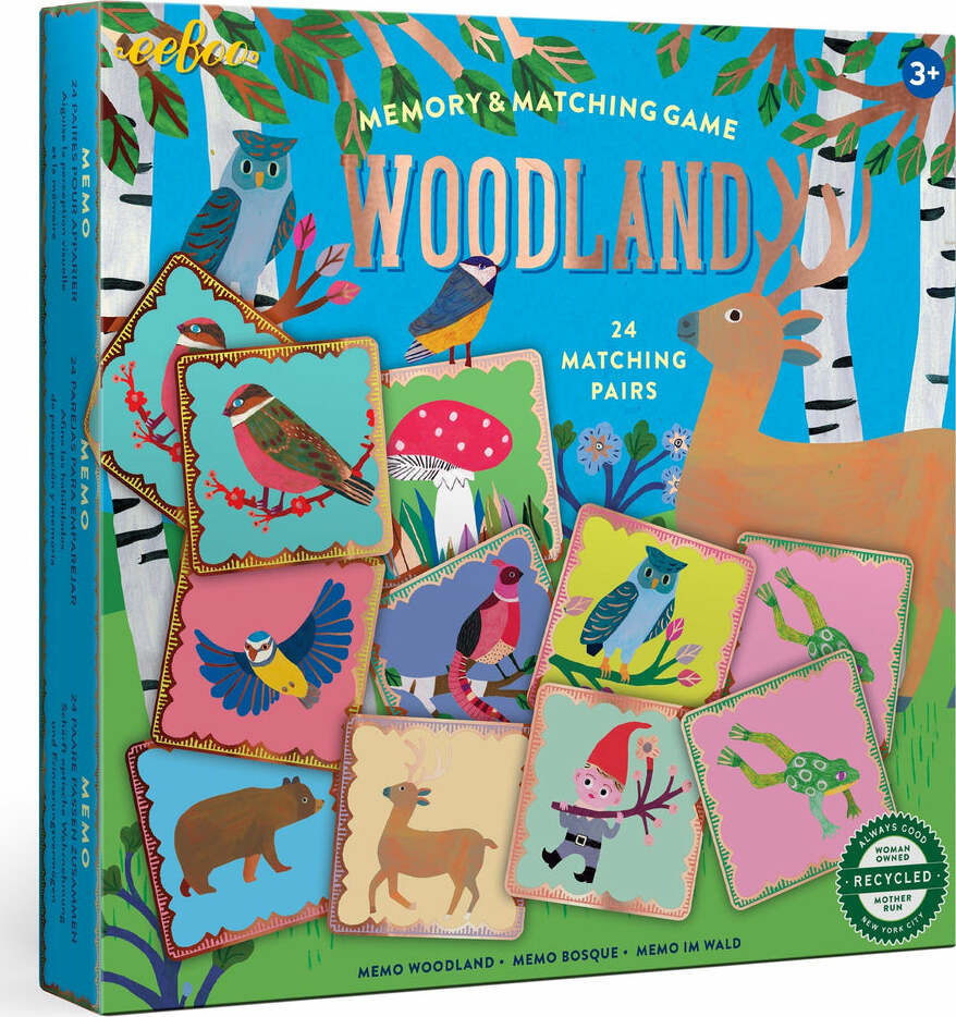 Woodland Memory & Matching Game