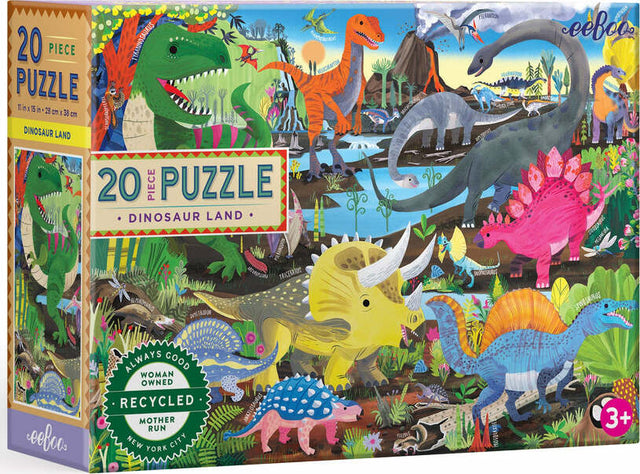 Dinosaur Land 20 Piece Puzzle