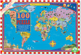 World Map 100 Piece Puzzle