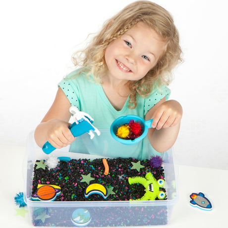 Sensory Bin Outer Space