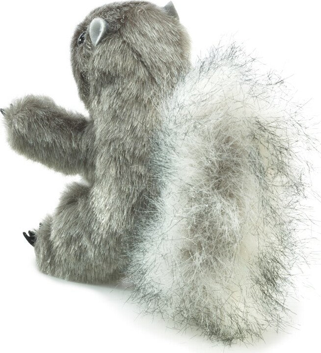 Mini Squirrel, Gray Finger Puppet