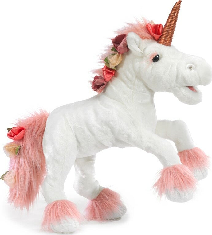 Unicorn, Music Box Hand Puppet