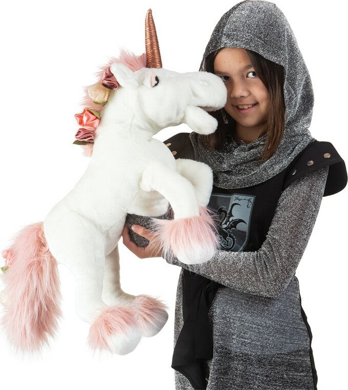 Unicorn, Music Box Hand Puppet