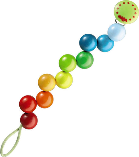 Pacifier Chain Rainbow Pearls