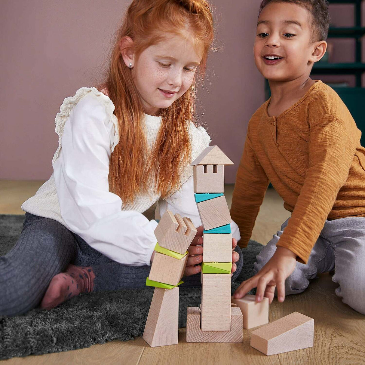 Crooked Towers Wooden Blocks