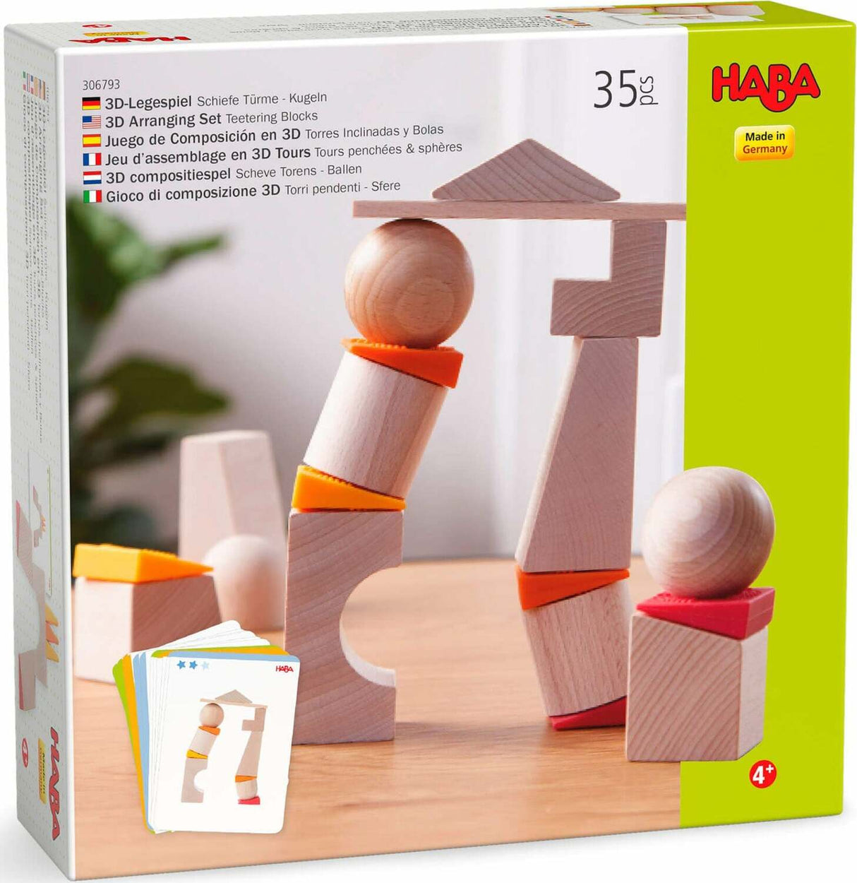 Teetering Towers Wooden Blocks