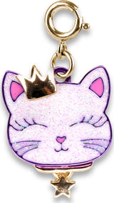 Gold Princess Kitty Charm